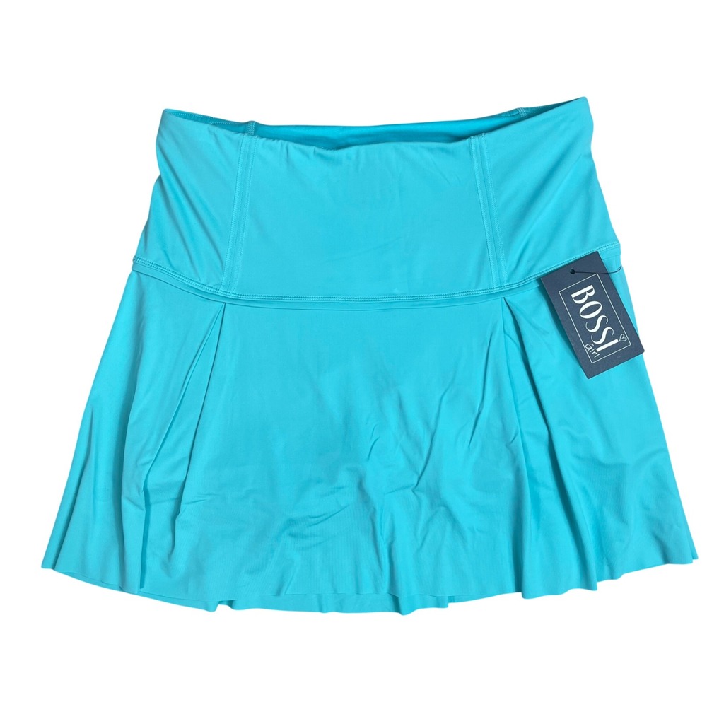 BOSSI Ashby‎ Juniors Skirt Blue Pleated Athletic Tennis Golf Skort Girls XL